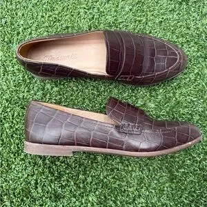 Madewell | Shoes | Madewell The Alex Loafer In Croc Embossed  display picture 1